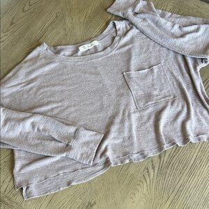 Lizard Thicket Boxy Oversized Casual Long Sleeve Top